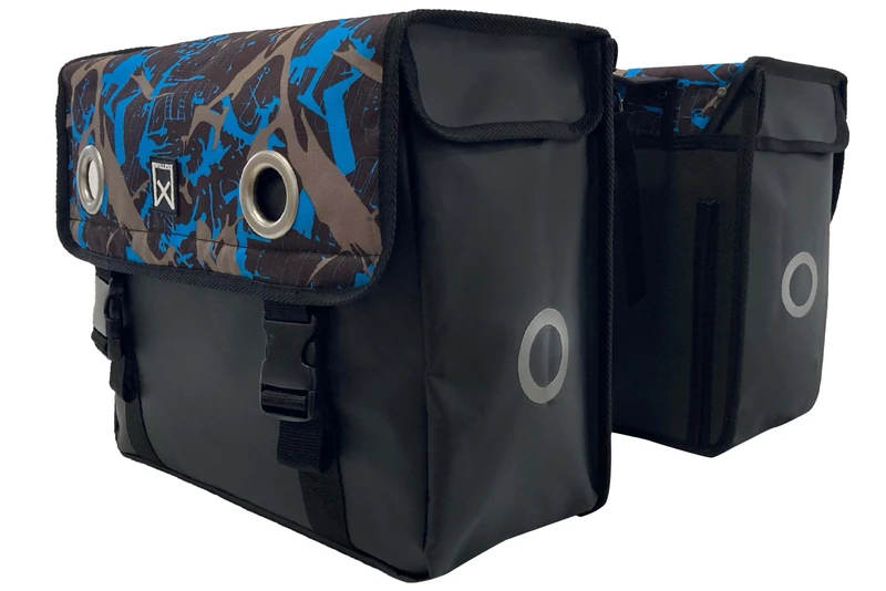 WiLa Home Willex Dubbele Bisonyl Tas 40L ICE