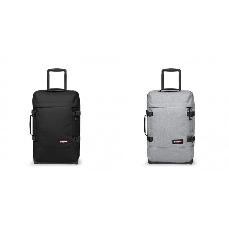 EASTPAK TRANVERZ S Suitcase, 51 x 32.5 x 23 cm, 42 L - Black (Black) & TRANVERZ S Suitcase, 51 x 32.5 x 23 cm, 42 L - Sunday Grey (Grey)