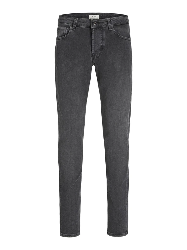 JACK & JONES Male Slim Fit Jeans Slim Fit Jeans, Black Denim, 31 W/30 L