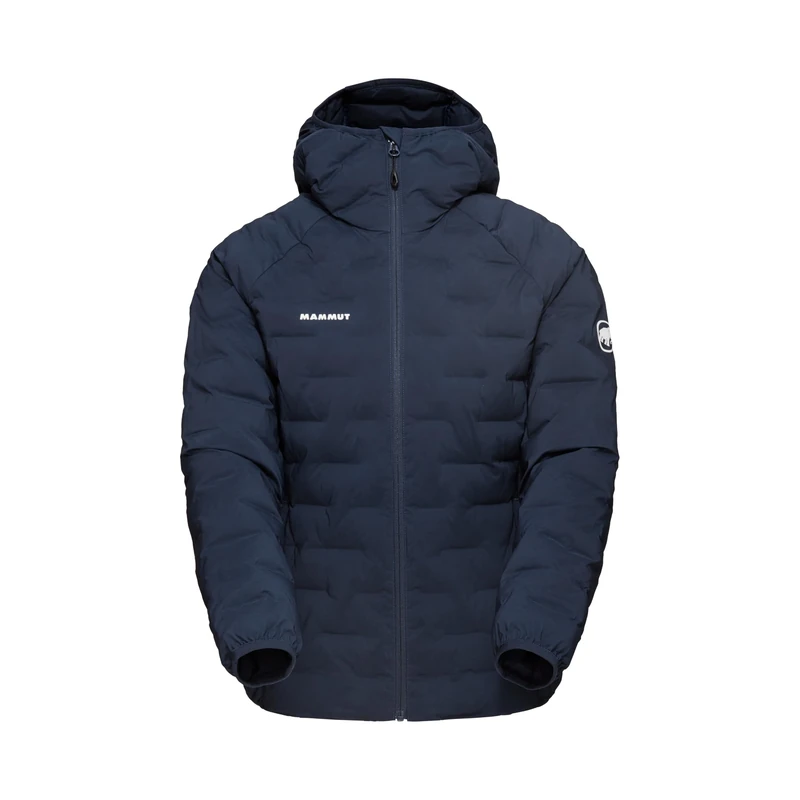Mammut Sender IN Hooded Jacket Women | Outdoor Puffer Winter Coat, for Hiking & Daily Wear, Lightweight, Insulated | Marine, M - Image 1