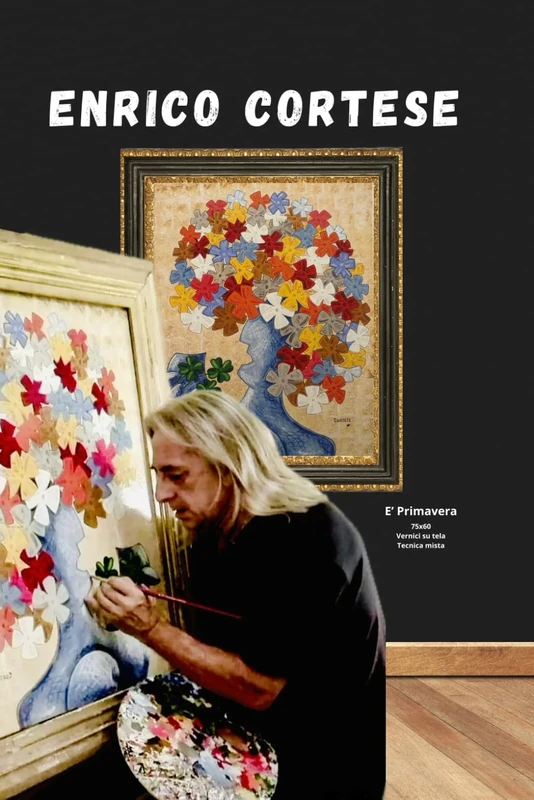 Raccolta Opere Enrico Cortese Artista Pittore e Scultore: Catalogo Quadri e Sculture Aggiornato 2024 Italiano Numero Uno - Image 1