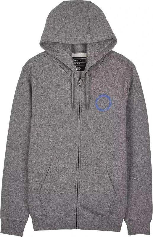 FOX Bluza Z Kapturem Next Level Fleece Zip Heather Graphite XL Sweatshirt
