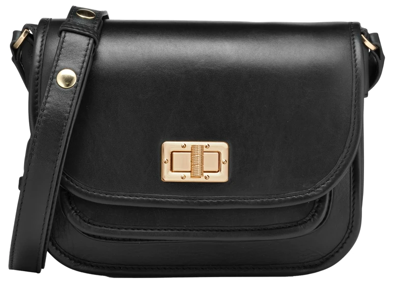 Geox Women D Flavrie A Bag, Black, 21 X 8 X 17