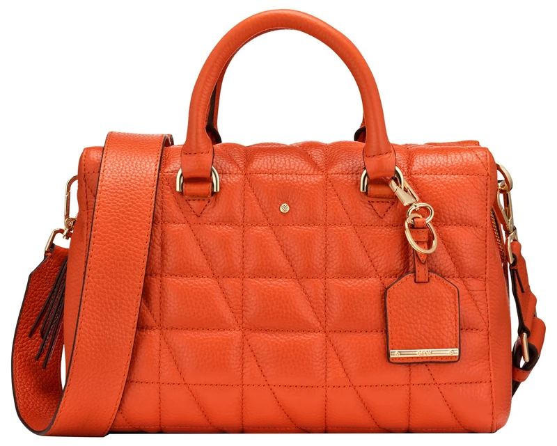 Geox Women D Saffiria A Bag, Orange, 28 X 19,5 X 20
