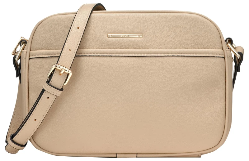 Geox Women's D CELESTYE A Bag, Taupe, taupe, 16 X 6 X 19