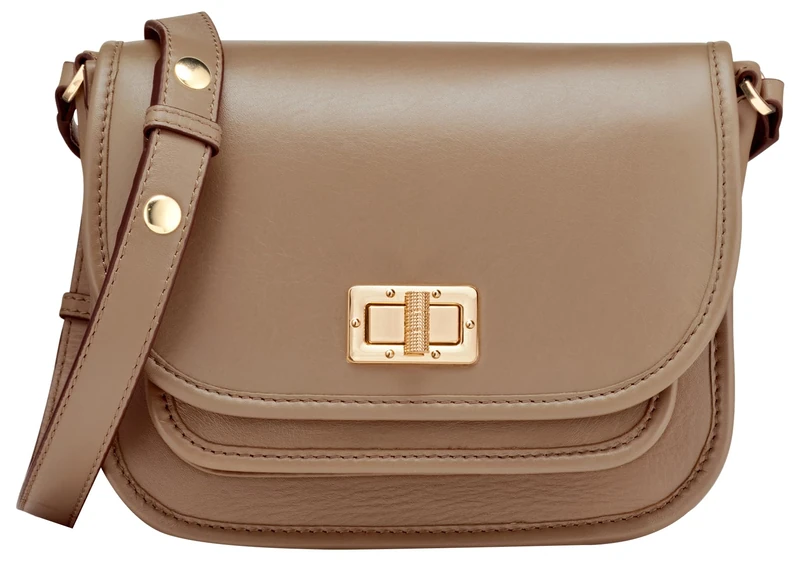 Geox Women D Flavrie A Bag, Taupe, 10 litri