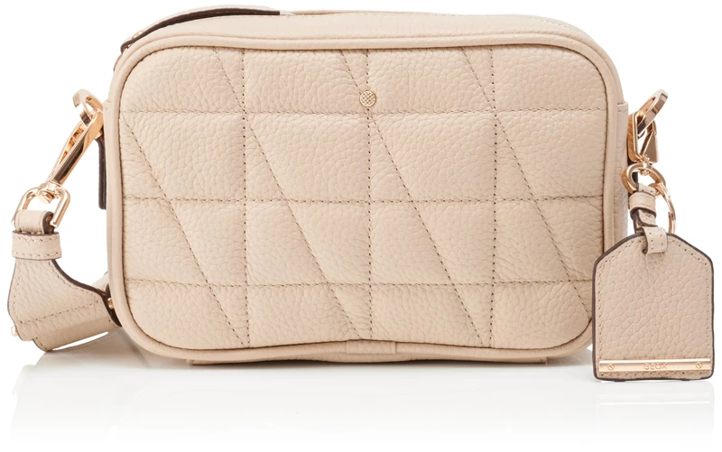 Geox Women D Narcisia A Bag, Off White, 23 X 6 X 14