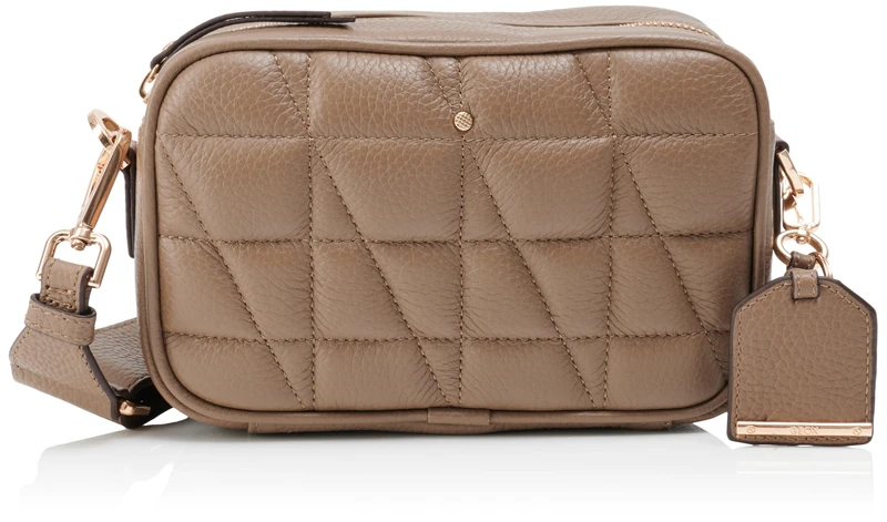 Geox Women D Narcisia A Bag, Taupe, 23 X 6 X 14