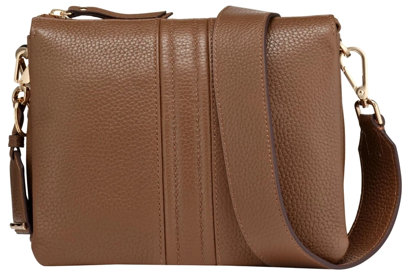 Geox Women D Clarissy A Bag, Mud, 22 X 7 X 19