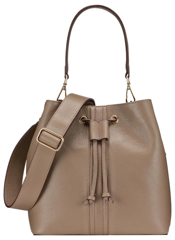 Geox Women's D ANDRENNE A Bag, Taupe, taupe, 27 X 18 X 26
