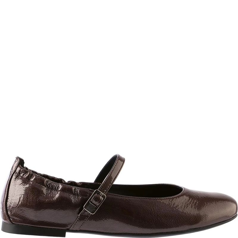 HÖGL Women's Michelle Ballet Flat, Brown, 7 UK