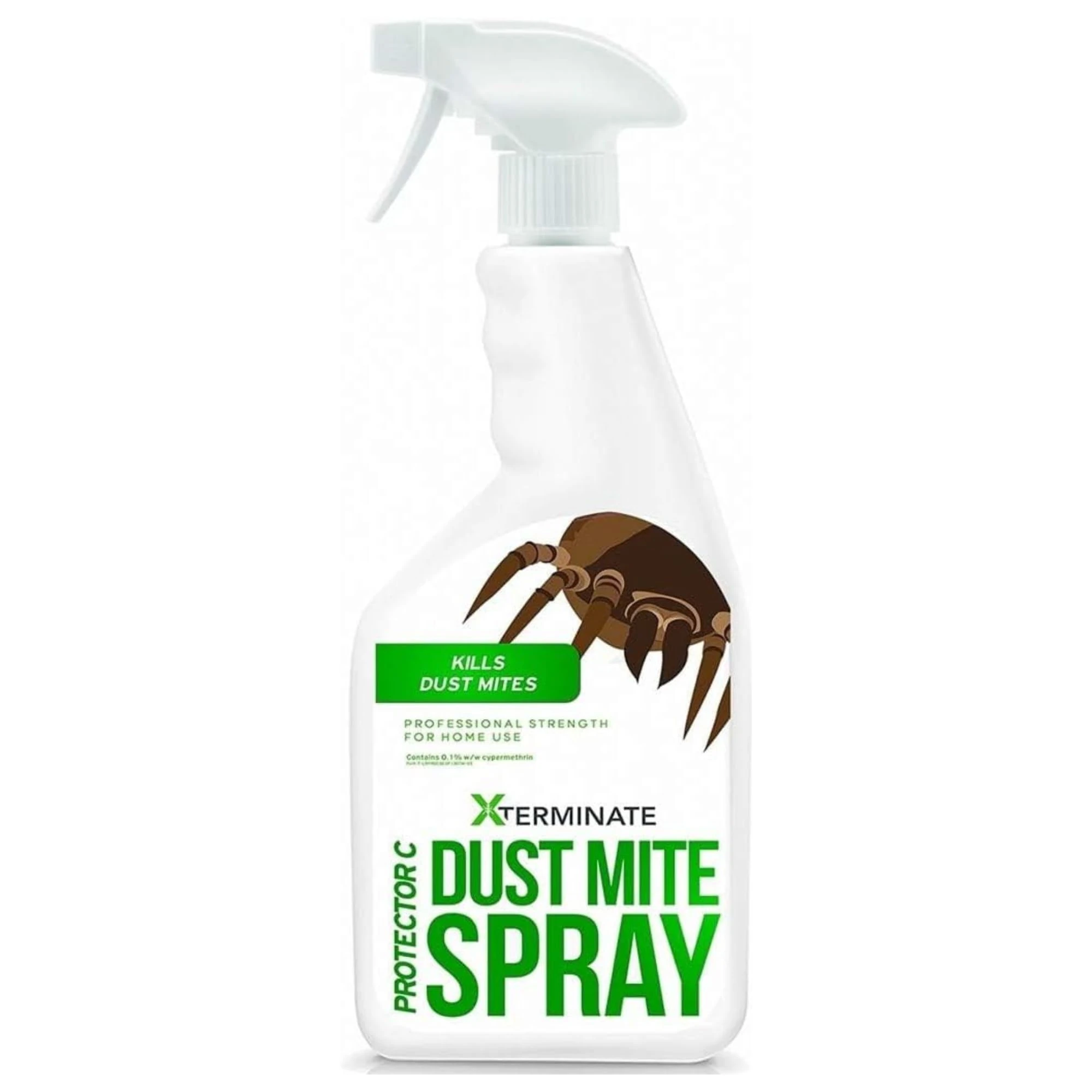 Xterminate Dust Mite Spray 1L HSE Approved and Licensed Killer Treatment Non-Staining. Ideal for Carpets, Upholstery, Bedding etc. Treats & Controls Re-infestation. Helps Prevent Allergies & Rashes