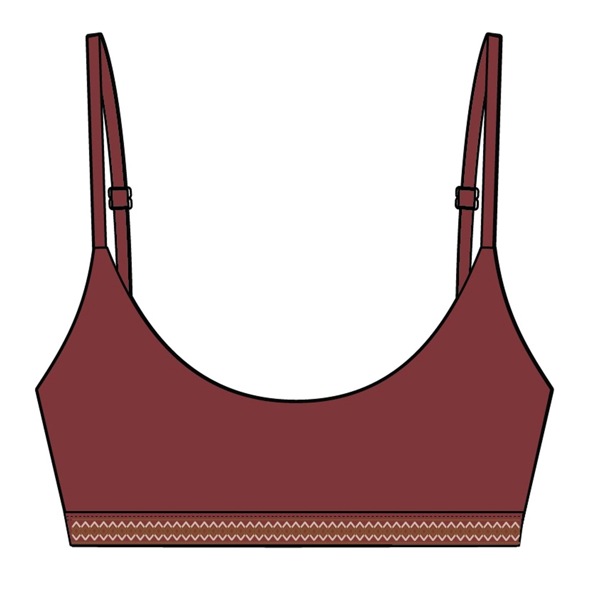 UGG Women's Estella Bralette, Rubious Uggbraid, S