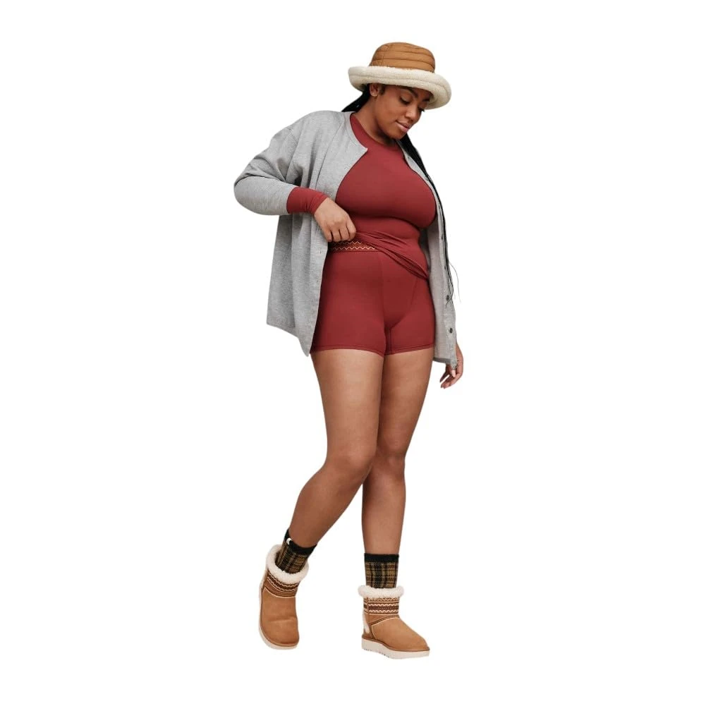 UGG Women's Alexiah Boy Short, Rubious Uggbraid, M