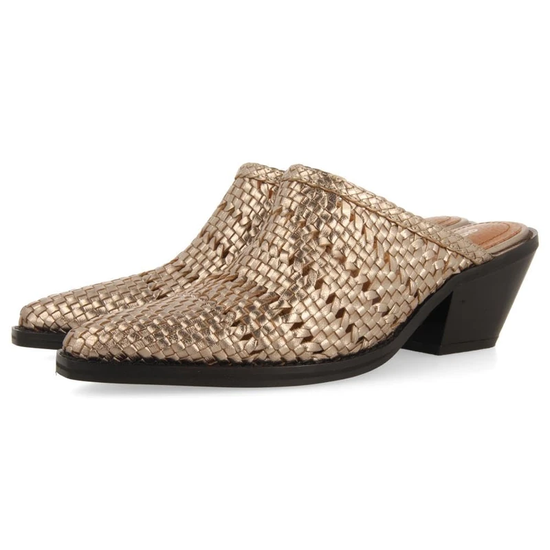 GIOSEPPO Women's Copenhagen Mule, Lead, 4.5 UK