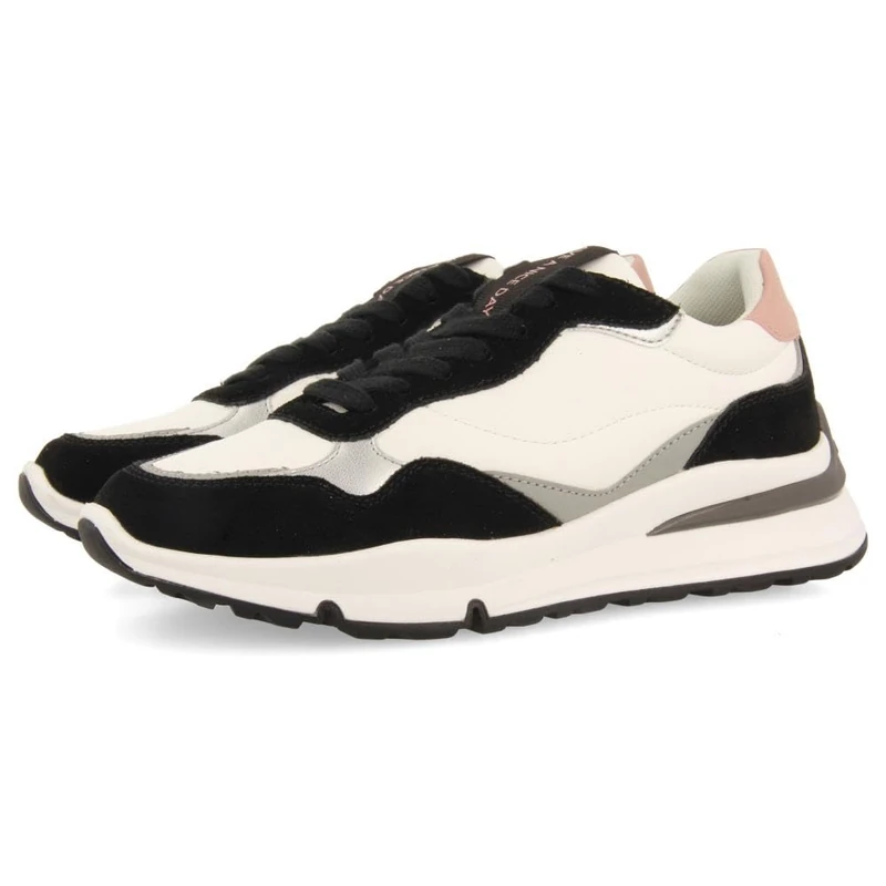 GIOSEPPO Women's Ibrany Sneaker, Black/White, 3.5 UK