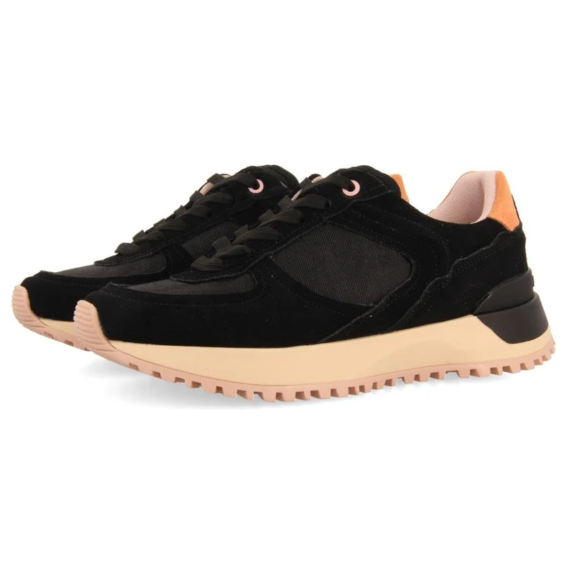 GIOSEPPO Women's floing Sneaker, Black/White, 5.5 UK