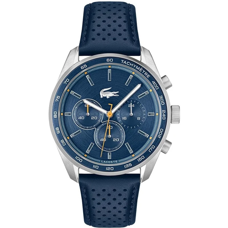 Lacoste Chronograph Quartz Watch BOSTON Collection for Men with Leather or Stainless Steel bracelet in Link or Mesh