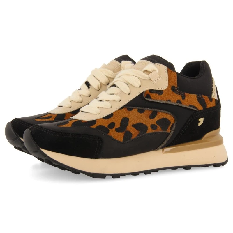 GIOSEPPO Women's Pavilion Sneaker, Leopard, 7.5 UK