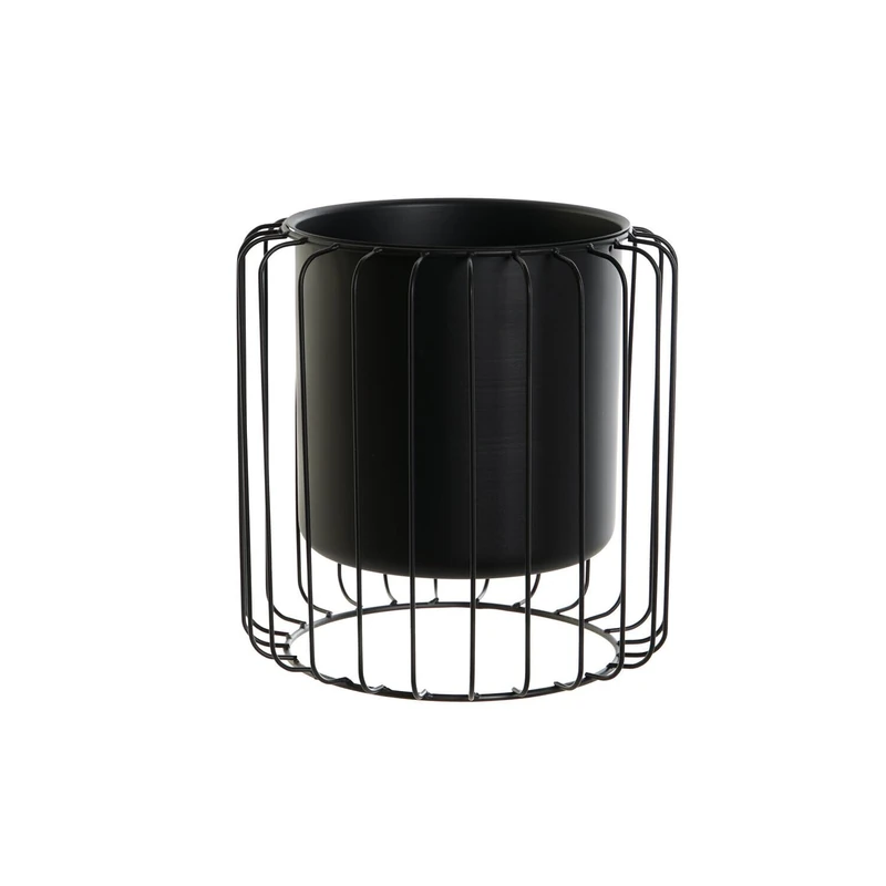 Macetero Metal 26 x 26 x 26 cm Black