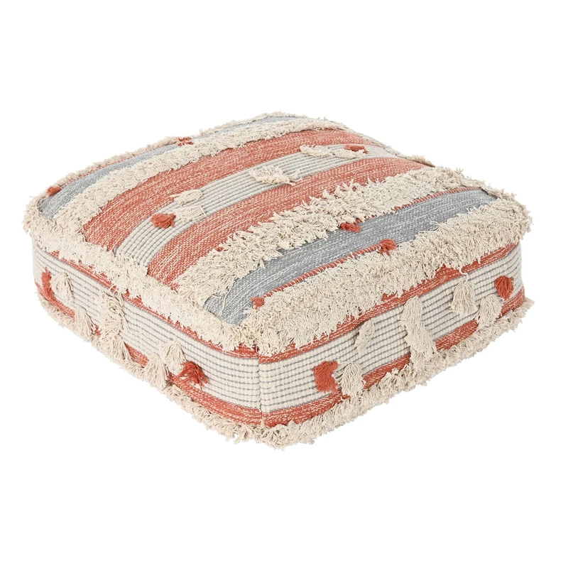 Cojin Suelo Algodon 60 x 60 x 25 6300 g, Rayas AlexandreHouse - Image 1