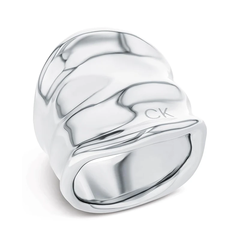 Calvin Klein Women's ELEMENTAL Collection Ring in Stainless Steel - 35000645D