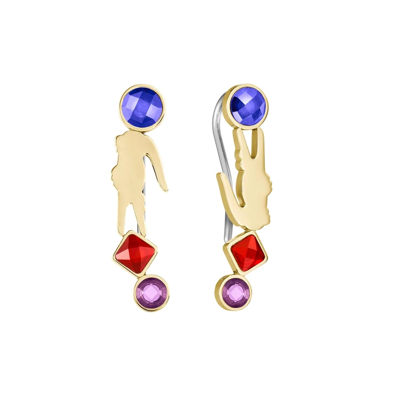 Lacoste Women's DEVA Collection Earrings in Yellow Gold - 2040336