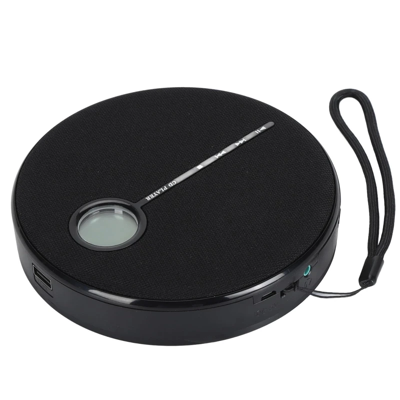CD Player, Portable Bluetooth 5.0 CD Music Player with Rechargeable 2000mAh Battery, Outdoor Speaker for Car Home