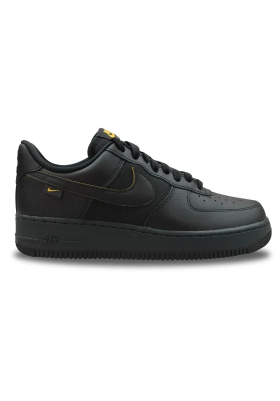 NIKE FZ4617 Air Force 1 '07 Men Black/University Gold-DK Smoke Grey UK 9