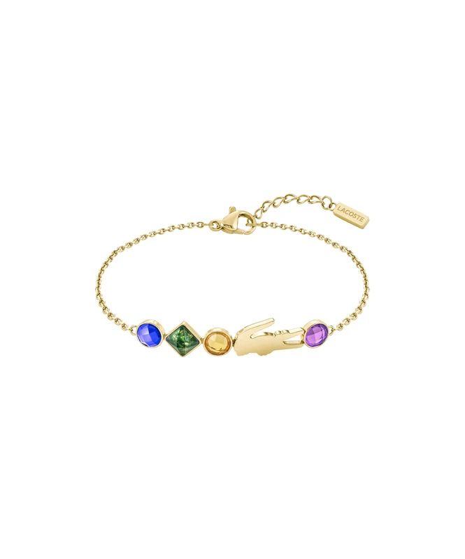 Lacoste Women's DEVA Collection Chain Bracelet in Yellow Gold - 2040361