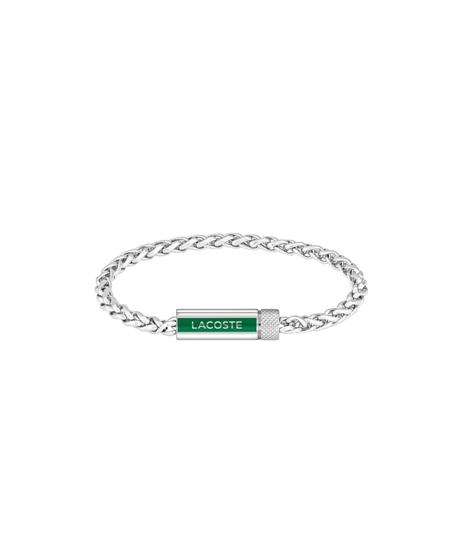 Lacoste Men's SPELT Collection Chain Bracelet in Stainless Steel