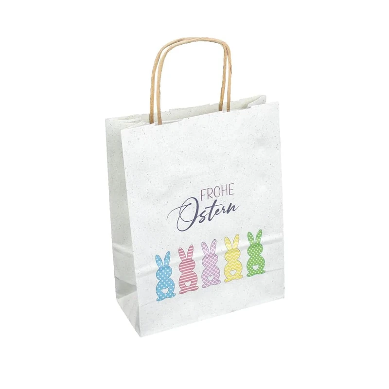 Gift Bag Colourful Easter Grass Paper