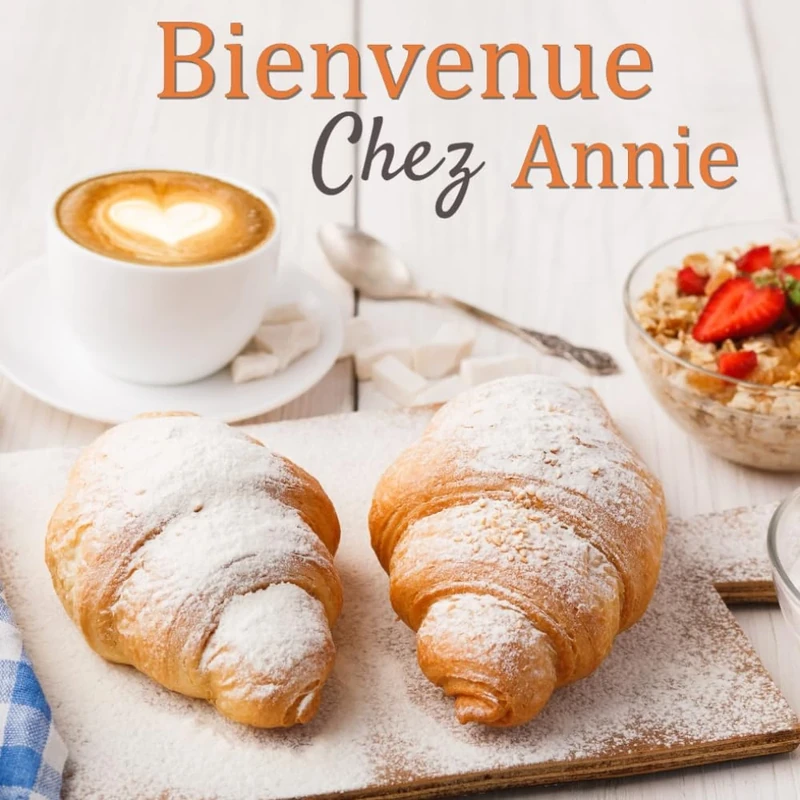 Bienvenue Chez Annie: Carnet d'Accueil et de Souvenirs : Pour des Séjours Inoubliables en Chambres d'Hôtes et Locations - Image 1