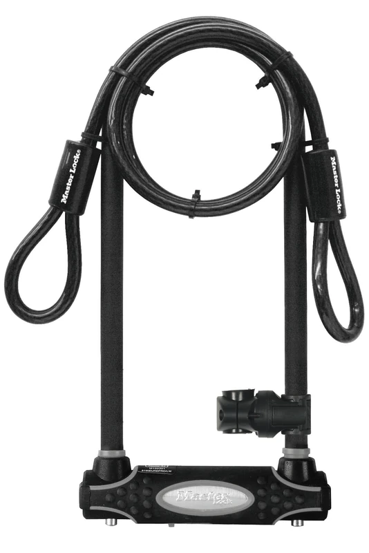 Heavy Duty U-Lock with Looped End Cable