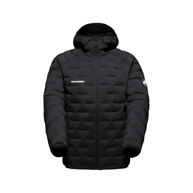 Mammut Sender IN Hooded Jacket Men | Outdoor Puffer Winter Coat, for Hiking & Daily Wear, Lightweight, Insulated | Black, M
