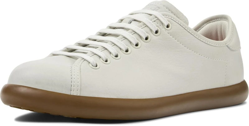 Camper Men's Pelotas Soller Shoes, White Natural 001, 8 UK
