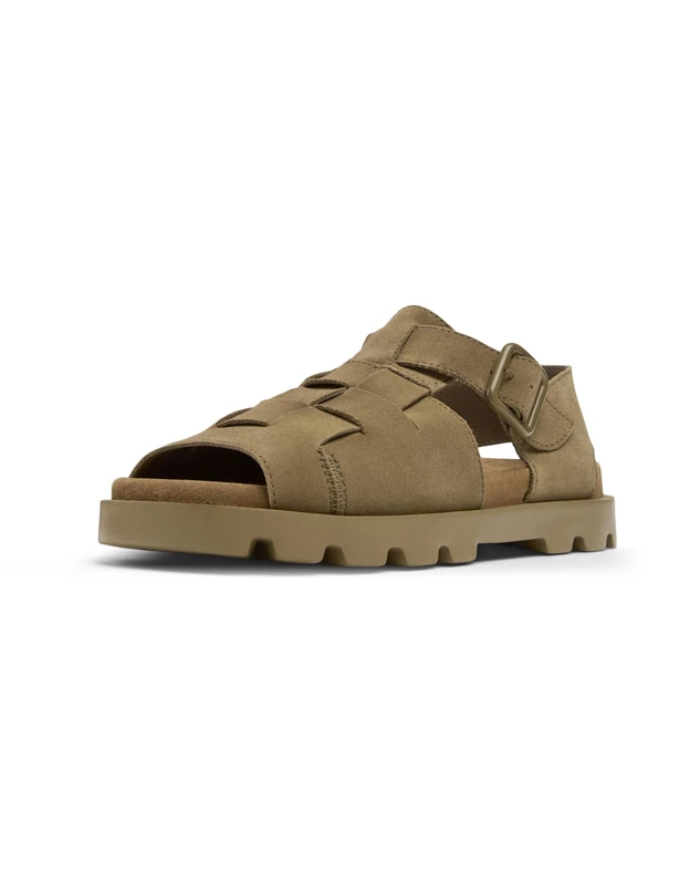 Camper Women's Brutus Sandal K201397 Fisherman, Medium Brown 006, 9 UK