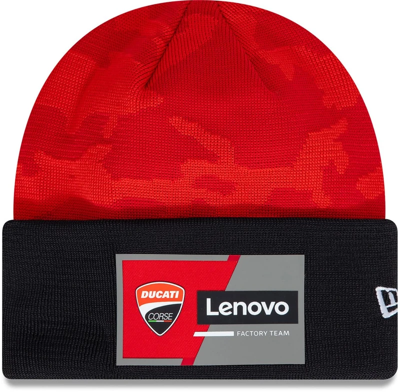 Valentino Rossi Men's New Era Ducati MotoGP Beanie Hat, red, One Size