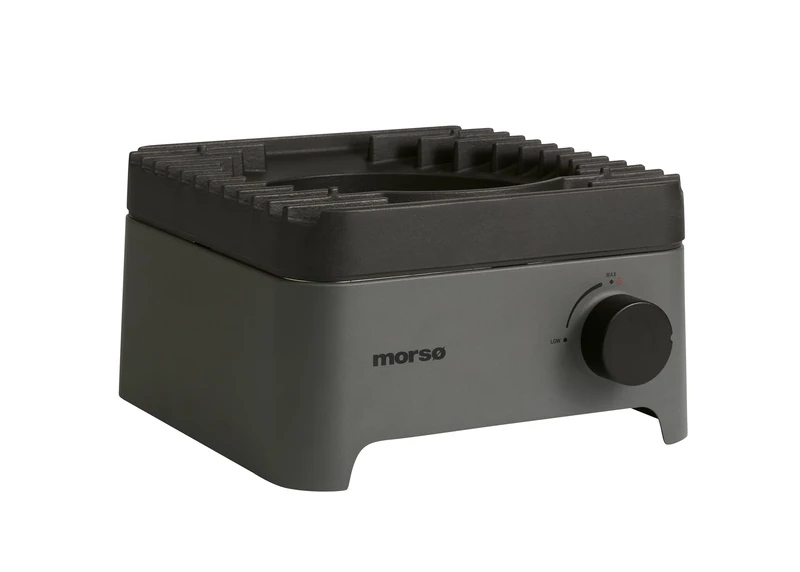 Morsø Vulcano Wok Burner – Powder-Coated Steel & Cast Iron Wok Gas Burner, 33 x 37.8 x 19.6 cm, Anthracite