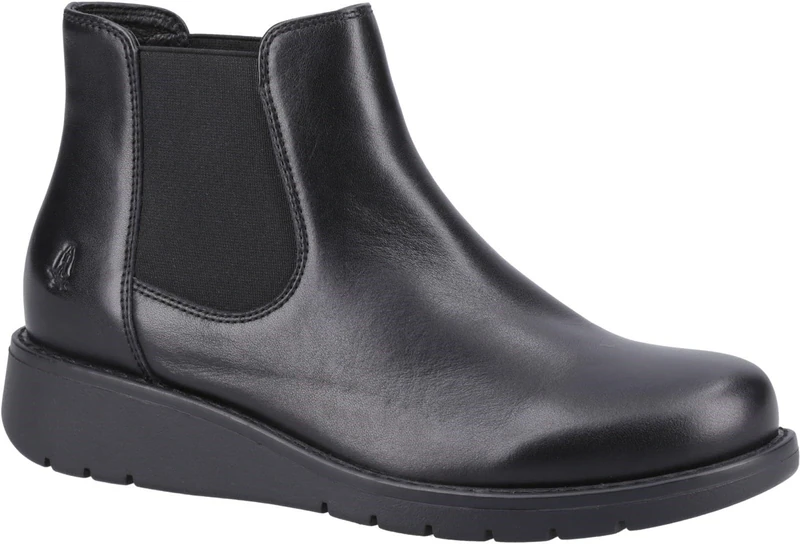 Hush Puppies Female Leonie Ankle Boots, Black, 3