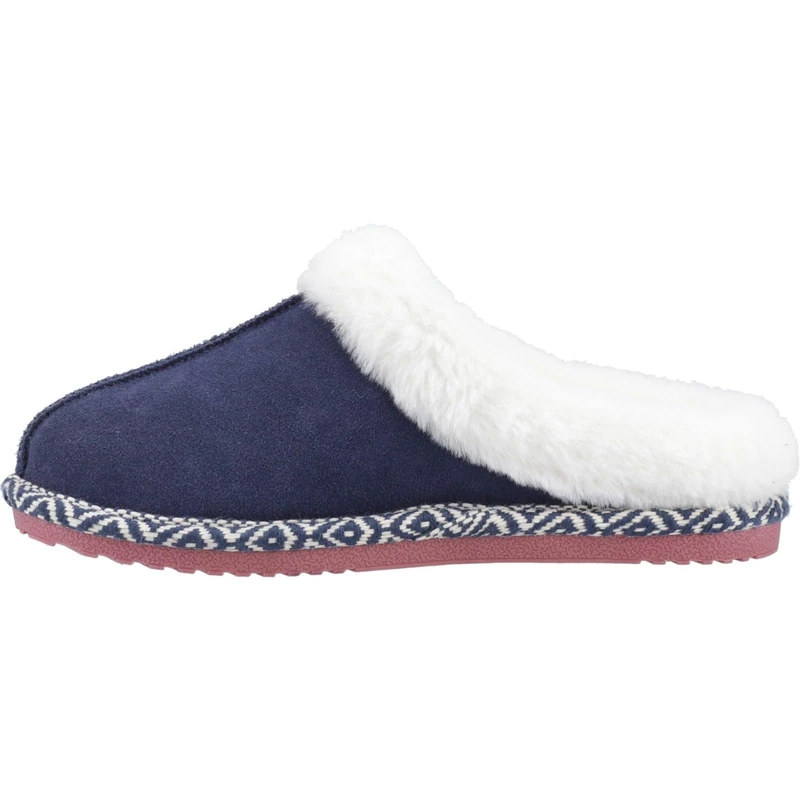 Hush Puppies Female Amara Slippers, Navy, 7