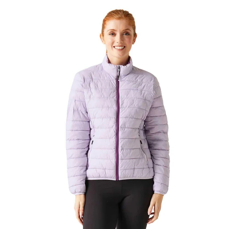 Regatta Women's Insulated Jacket Hillpack II Full Zip Padded Coat, Sunset Purple, 20, Lilac Frost (Sunset Purple), 20