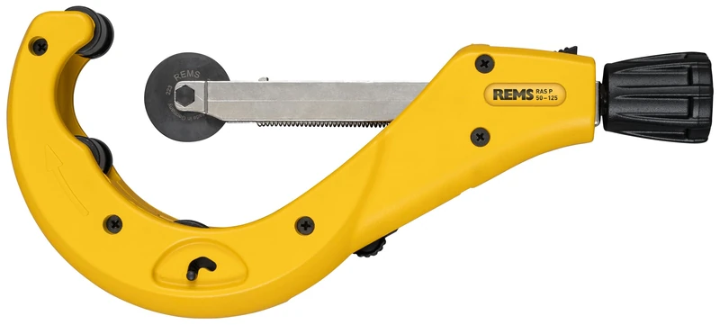 REMS RAS P (Ø 50-125, S16, Ø 2-5 inch, Pipe Cutter for Plastic and Composite Pipes, with Cutting Wheel, Pipe Separator) 290500 R-S16