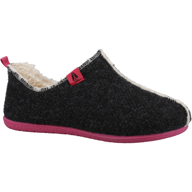 Hush Puppies Female Good Slippers, Charcoal, 8
