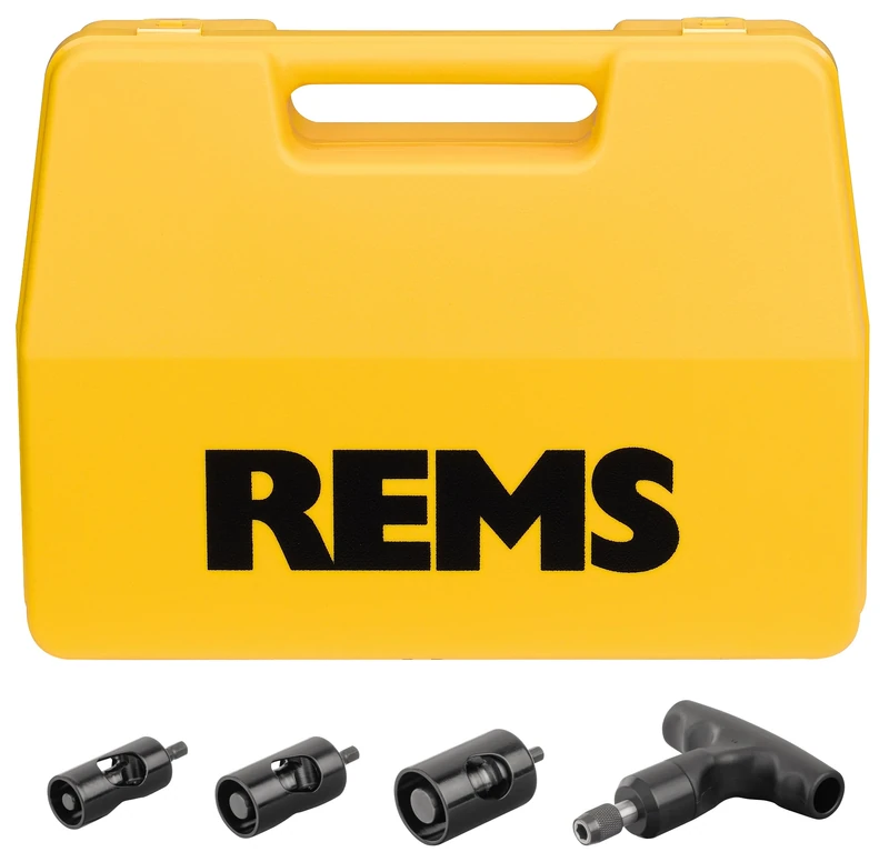 REMS KALIGRAT E Set 16X2+20X2+25X2.5/26X3 (Robust Quality Tool for Calibrating and Exterior/Internal Deburring of Pipes) 114000 R