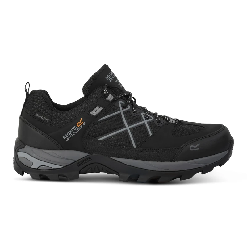 Regatta Mens Samaris III Boot Walking Boots with Superior Grip Performance Threads & TECFOAM Insock, Waterproof & Breathable - Perfect for Outdoor, Hiking, Climbing & Mountaineering