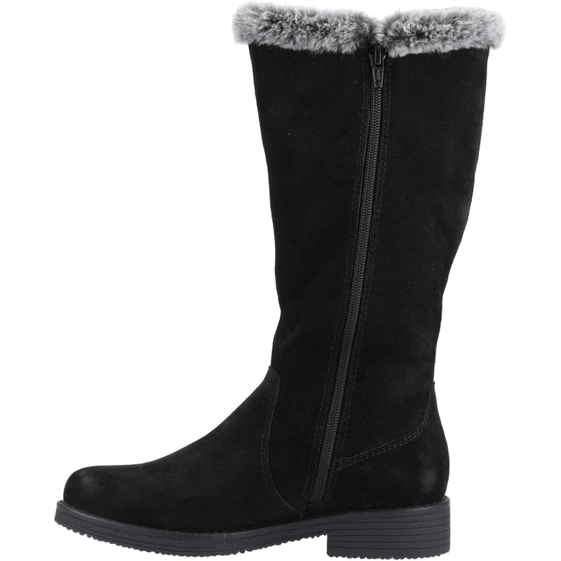 Hush Puppies Female Millie Long Boots, Black, 8