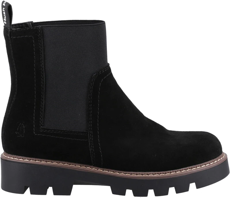 Hush Puppies Female Adeline Ankle Boots, Black, 7