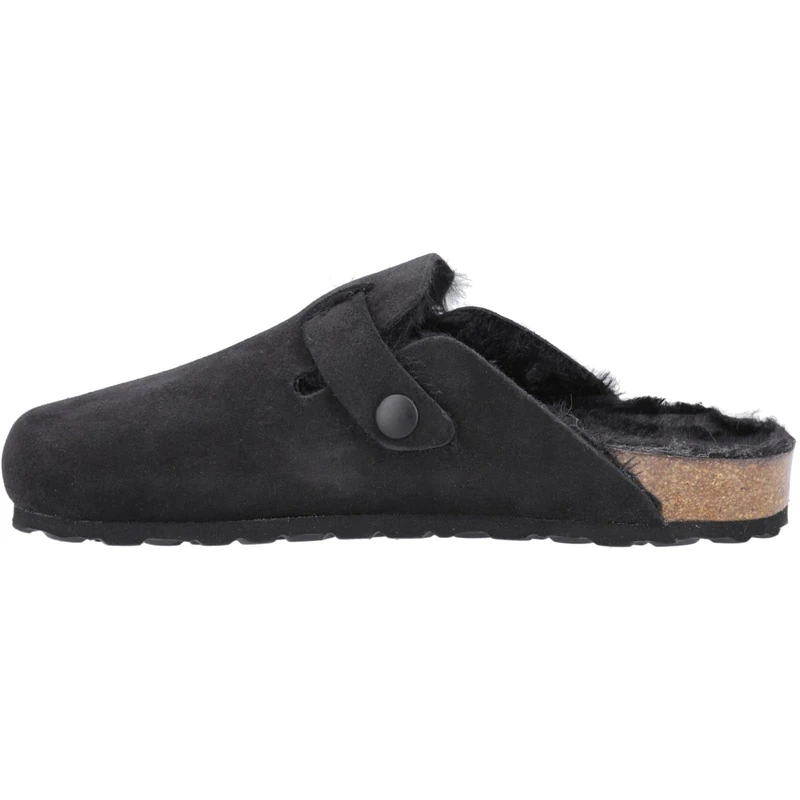 Hush Puppies Female Jade Slippers, Black, 5