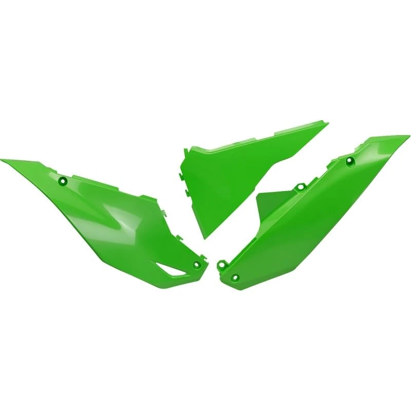 UFO PLAST Side Panels Green Kawasaki KXF 450 2024-2024